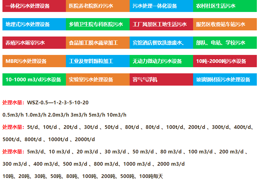 蘭州污水處理設備 蘭州污水處理設備